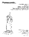 Panasonic Vacuum Cleaner MC-V5730 owners manual user guide