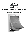 Petsafe Door PPA00-10984 owners manual user guide
