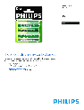 Philips Battery Charger R20-P2 owners manual user guide