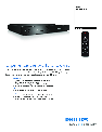 Philips Blu-ray Player BDP3000/12 owners manual user guide