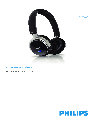 Philips Bluetooth Headset SHB9000 owners manual user guide