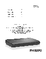Philips Cable Box DTR210 owners manual user guide