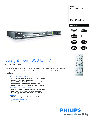 Philips DVD Player DVP5160/05 owners manual user guide