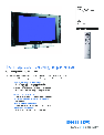 Philips Flat Panel Television 32PF5531D owners manual user guide