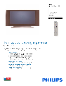 Philips Flat Panel Television 42PF7621D owners manual user guide