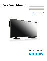 Philips Flat Panel Television BDL4251V owners manual user guide