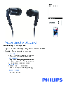 Philips Headphones SHH9700 owners manual user guide