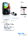 Philips MP3 Player SA1VBE02 owners manual user guide