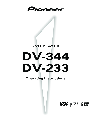 Pioneer DVD Player DV-233 owners manual user guide