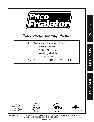 Pitco Frialator Fryer SG owners manual user guide
