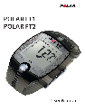 Polar Watch FT1BLK owners manual user guide