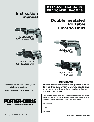 Porter-Cable Drill 2610 owners manual user guide
