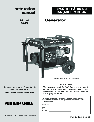 Porter-Cable Portable Generator D26981-028-0 owners manual user guide