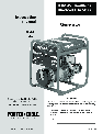 Porter-Cable Portable Generator T550 owners manual user guide
