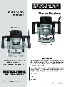 Porter-Cable Router 7538 owners manual user guide