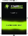 Powermatic Battery Charger PMR-PPC1EU_IB owners manual user guide