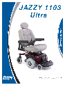 Pride Mobility Wheelchair 1103 owners manual user guide