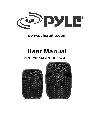 PYLE Audio Speaker PPHP157AI owners manual user guide
