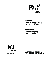 PYLE Audio Speaker System PLMRKT4A owners manual user guide