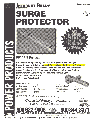 QVS Surge Protector PP114M owners manual user guide