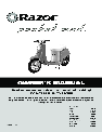 Razor Mobility Scooter 15130601 15130612 owners manual user guide