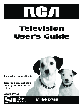 RCA CRT Television F27443 owners manual user guide