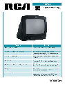 RCA Handheld TV E13342 owners manual user guide