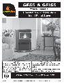 Regency Indoor Fireplace GFI55 owners manual user guide