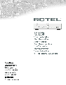 Rotel Stereo Amplifier RC-1550 owners manual user guide