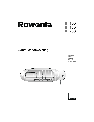 Rowenta Electric Heater IR 100 owners manual user guide