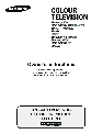 Samsung CRT Television SP54T7 owners manual user guide
