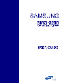 Samsung Network Card SMG-3200 owners manual user guide