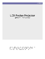 Samsung Projector SP-P410M owners manual user guide