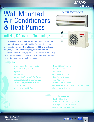 Sanyo Air Conditioner 9 owners manual user guide