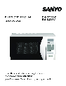 Sanyo Microwave Oven EM-S2587V owners manual user guide