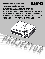 Sanyo Projector DSU21B owners manual user guide