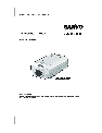 Sanyo Projector VCC-WB4000 owners manual user guide