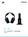 Sennheiser Headphones RS 125 owners manual user guide