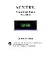 Sentry Industries Clock Radio HR100 owners manual user guide