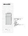 Sharp Freezer SJ-GJ584V owners manual user guide