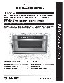 Sharp Microwave Oven Inside Pro owners manual user guide