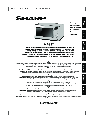 Sharp Microwave Oven R-26ST owners manual user guide