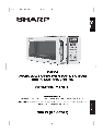 Sharp Microwave Oven R-85ST owners manual user guide