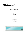 Shinco Air Conditioner BM owners manual user guide