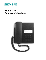 Siemens Telephone Hicom 118 owners manual user guide