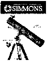 Simmons Optics Telescope 6450 owners manual user guide