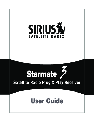 Sirius Satellite Radio Car Satellite Radio System 3 owners manual user guide