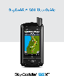 SkyGolf Fitness Electronics SGX owners manual user guide