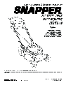 Snapper Lawn Mower 2167519BFC, P2167519BFC, P2187519BVFC, RP2167519BDVFC owners manual user guide