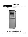 Soleus Air Water Dispenser Aqua Sub MW-59 owners manual user guide